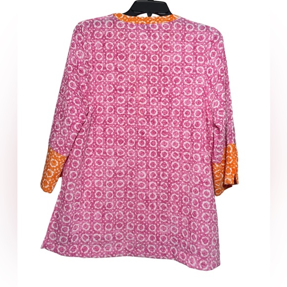 Terra SJ apparel Pink Orange Two Piece Top Size S Bottoms size M - Picture 3 of 15